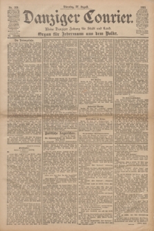 Danziger Courier : Kleine Danziger Zeitung für Stadt und Land : Organ für Jedermann aus dem Volke. Jg.20, Nr. 200 (27 August 1901)