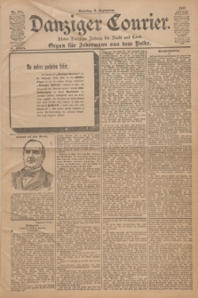Danziger Courier : Kleine Danziger Zeitung für Stadt und Land : Organ für Jedermann aus dem Volke. Jg.20, Nr. 211 (8 September 1901)