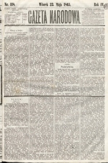 Gazeta Narodowa. 1865, nr 118
