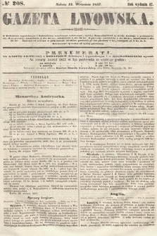 Gazeta Lwowska. 1857, nr 208