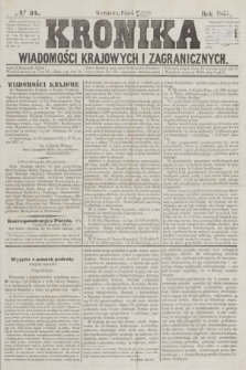 Kronika Wiadomości Krajowych i Zagranicznych. [R.2], № 34 (6 lutego 1857)