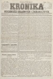 Kronika Wiadomości Krajowych i Zagranicznych. [R.2], № 38 (10 lutego 1857)