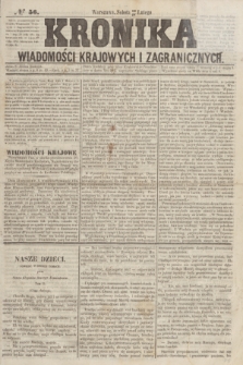 Kronika Wiadomości Krajowych i Zagranicznych. [R.2], № 56 (28 lutego 1857)