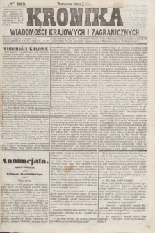 Kronika Wiadomości Krajowych i Zagranicznych. [R.2], № 209 (12 sierpnia 1857)