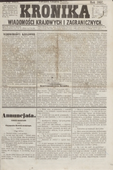 Kronika Wiadomości Krajowych i Zagranicznych. [R.2], № 257 (1 października 1857)