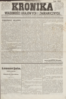Kronika Wiadomości Krajowych i Zagranicznych. [R.2], № 266 (10 października 1857)