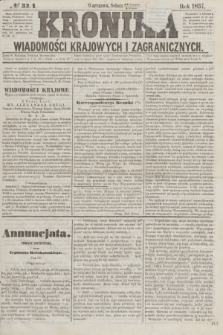 Kronika Wiadomości Krajowych i Zagranicznych. [R.2], № 321 (5 grudnia 1857)