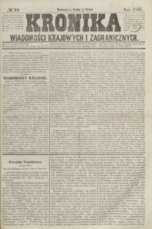 Kronika Wiadomości Krajowych i Zagranicznych. [R.3], № 73 (17 marca 1858)