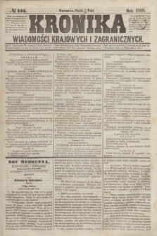 Kronika Wiadomości Krajowych i Zagranicznych. [R.3], № 126 (14 maja 1858)