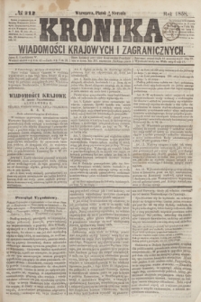 Kronika Wiadomości Krajowych i Zagranicznych. [R.3], № 212 (13 sierpnia 1858)