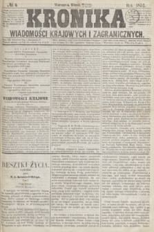 Kronika Wiadomości Krajowych i Zagranicznych. 1859, № 4 (4 stycznia)