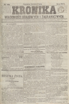 Kronika Wiadomości Krajowych i Zagranicznych. 1859, № 82 (27 marca)