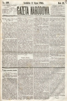 Gazeta Narodowa. 1865, nr 149