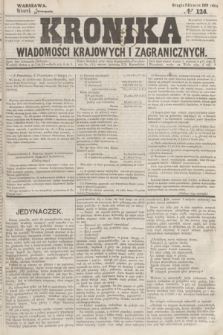 Kronika Wiadomości Krajowych i Zagranicznych. 1859, № 124 (15 listopada) (Drugie Półrocze)
