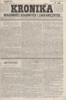 Kronika Wiadomości Krajowych i Zagranicznych. 1859, № 135 (26 listopada) (Drugie Półrocze)