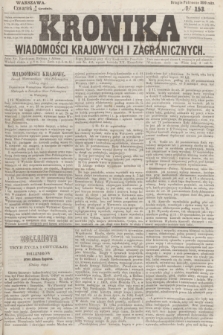 Kronika Wiadomości Krajowych i Zagranicznych. 1859, № 153 (15 grudnia) (Drugie Półrocze)