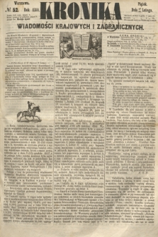 Kronika Wiadomości Krajowych i Zagranicznych. 1860, № 52 (24 lutego)