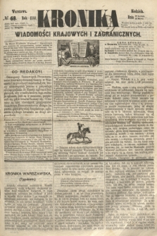 Kronika Wiadomości Krajowych i Zagranicznych. 1860, № 68 (11 marca)