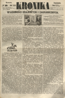 Kronika Wiadomości Krajowych i Zagranicznych. 1860, № 89 (2 kwietnia)