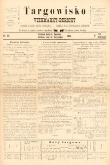 Targowisko : czasopismo dla handlu bydłem i nierogacizną = Viehmerkt-Bericht : Fachorgan für den Internationalem Viehverkehr. 1894, nr 50