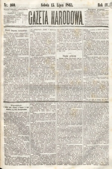 Gazeta Narodowa. 1865, nr 160