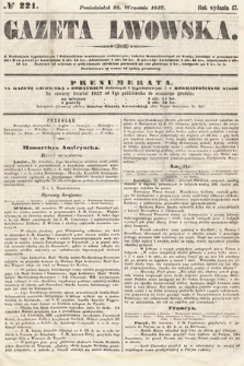 Gazeta Lwowska. 1857, nr 221