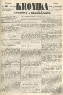 Kronika Krajowa i Zagraniczna. 1860, № 287 (30 października)