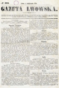 Gazeta Lwowska. 1859, nr 223