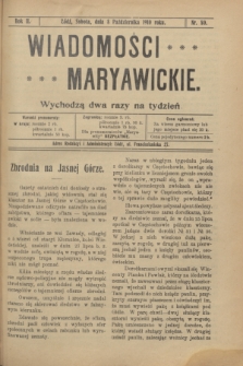 Wiadomości Maryawickie. R.2, nr 80 (8 października 1910)