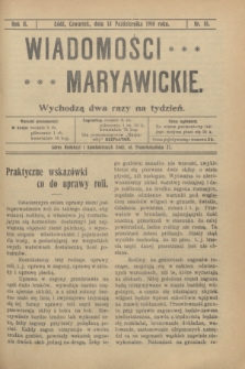 Wiadomości Maryawickie. R.2, nr 81 (13 października 1910)