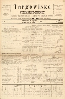 Targowisko : czasopismo dla handlu bydłem i nierogacizną = Viehmerkt-Bericht : Fachorgan für den Internationalem Viehverkehr. 1895, nr 3