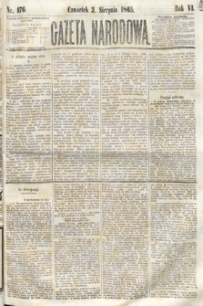 Gazeta Narodowa. 1865, nr 176