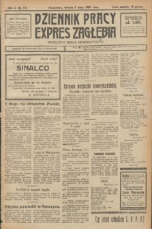 Dziennik Pracy, Expres Zagłębia : niezależny organ demokratyczny. R.2, № 101 (3 maja 1927)