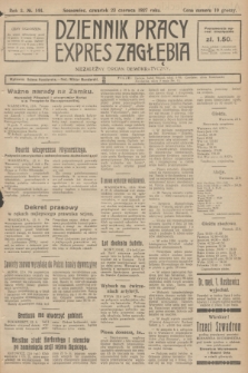 Dziennik Pracy, Expres Zagłębia : niezależny organ demokratyczny. R.2, № 144 (23 czerwca 1927)
