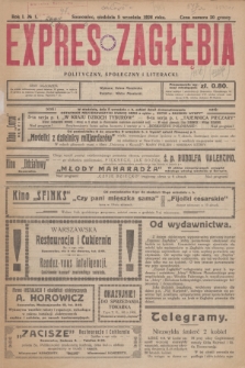Expres Zagłębia : polityczny, społeczny i literacki. R.1, № 1 (5 września 1926)