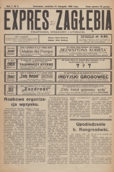 Expres Zagłębia : polityczny, społeczny i literacki. R.1, № 8 (21 listopada 1926)