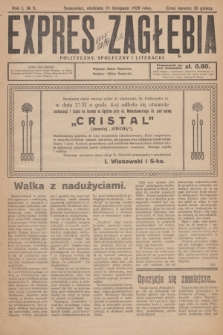 Expres Zagłębia : polityczny, społeczny i literacki. R.1, № 9 (28 listopada 1926)