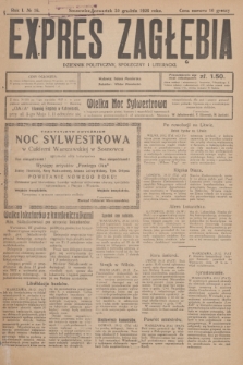 Expres Zagłębia : dziennik polityczny, społeczny i literacki. R.1, № 16 (30 grudnia 1926)
