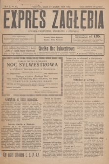 Expres Zagłębia : dziennik polityczny, społeczny i literacki. R.1, № 17 (31 grudnia 1926)