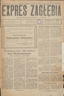 Expres Zagłębia : dziennik polityczny, społeczny i literacki. R.2, № 1 (1 stycznia 1927)