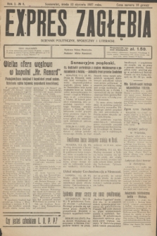 Expres Zagłębia : dziennik polityczny, społeczny i literacki. R.2, № 8 (12 stycznia 1927)