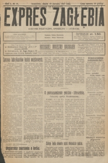 Expres Zagłębia : dziennik polityczny, społeczny i literacki. R.2, № 10 (14 stycznia 1927)