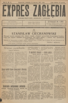Expres Zagłębia : dziennik polityczny, społeczny i literacki. R.2, № 12 (16 stycznia 1927)