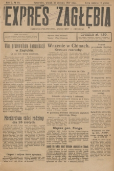Expres Zagłębia : dziennik polityczny, społeczny i literacki. R.2, № 19 (25 stycznia 1927)