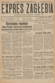 Expres Zagłębia : dziennik polityczny, społeczny i literacki. R.2, № 23 (29 stycznia 1927)