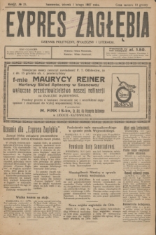 Expres Zagłębia : dziennik polityczny, społeczny i literacki. R.2, № 25 (1 lutego 1927)