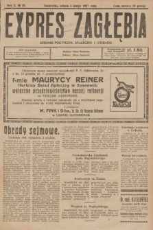 Expres Zagłębia : dziennik polityczny, społeczny i literacki. R.2, № 28 (5 lutego 1927)