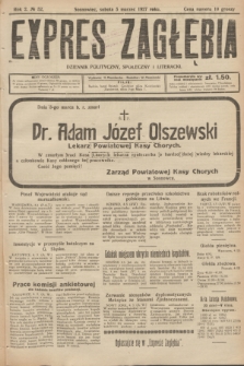 Expres Zagłębia : dziennik polityczny, społeczny i literacki. R.2, № 52 (5 marca 1927)