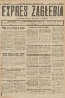 Expres Zagłębia : dziennik polityczny, społeczny i literacki. R.2, № 59 (13 marca 1927)