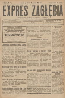 Expres Zagłębia : dziennik polityczny, społeczny i literacki. R.2, № 70 (26 marca 1927)